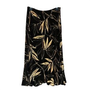 Midi Skirt‎ Dark Academia Whimsygoth Goth Fairy Floral Mirasol Stretch Large